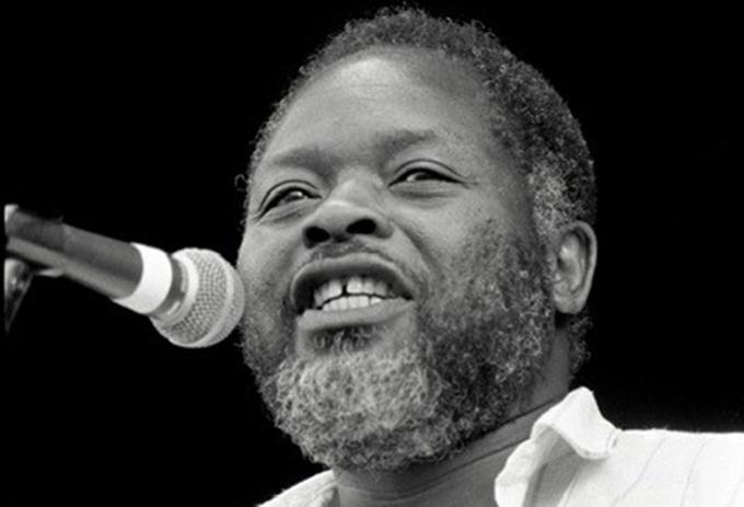 Bernie Grant speaking at public event